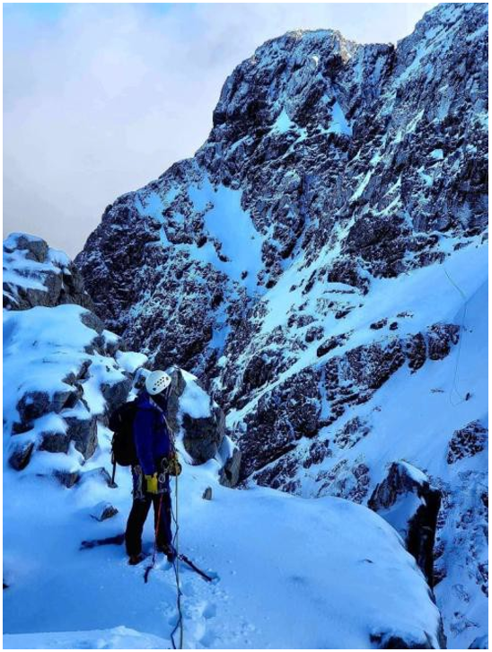 Andy and Graham got out on Comb Gully, Ben Nevis