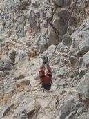 Rob  on steep section