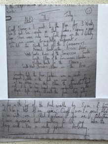 Mike Burbage's diary entrey for their alpine trip which included a Bonatti Pillar "experience".
