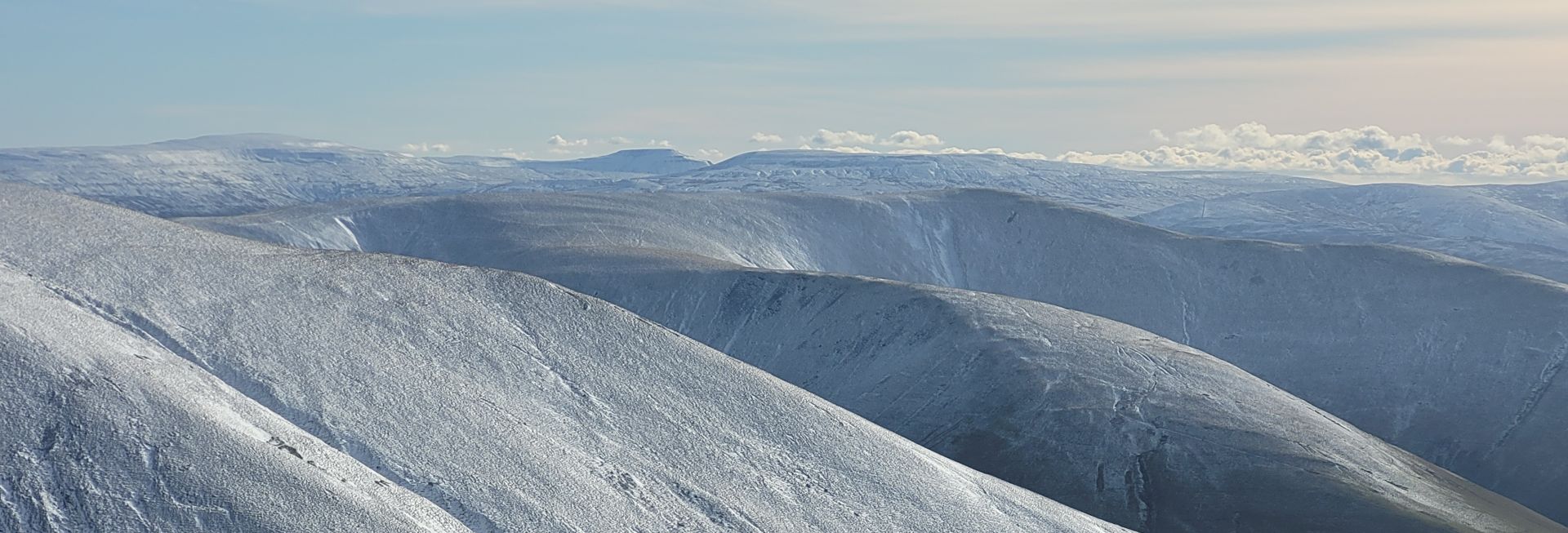 Winter Scene in the Howgill Hills, Cumbria